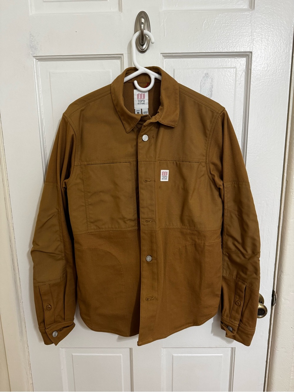 Topo Designs Men's Carhartt Brown Canvas Shirt Jacket
